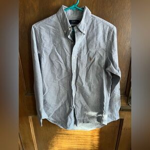 Ralph Lauren Men's Blue Button Down Shirt